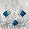 Parure Bijoux Brienne Solazure | Or Blanc