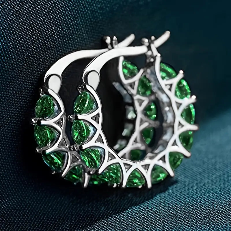 Boucles d'Oreilles Créoles Elena Marlowe | Or