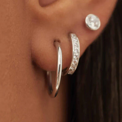 Boucles d'Oreilles Noémie Sorel | Or Blanc