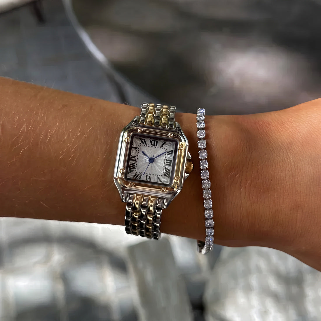 Montre Fienna | Or Blanc