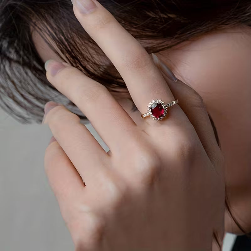 Bague Impératrice Rouge | Or