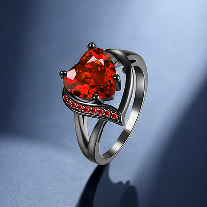 Bague Calindra Rosethorne | Finition Noire