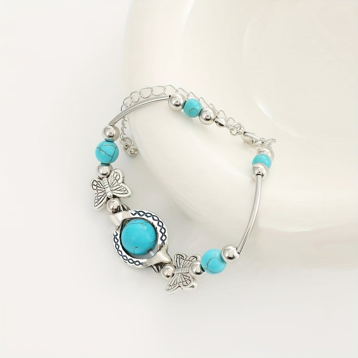Bracelet Papillon Oasis Dérivant | Or Blanc