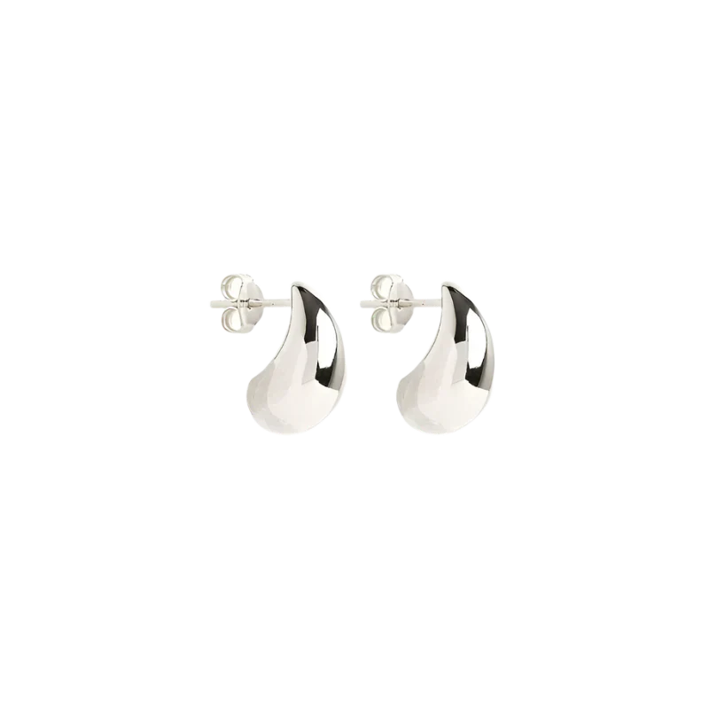 Boucles d'Oreilles Pendantes Mato | Or Blanc