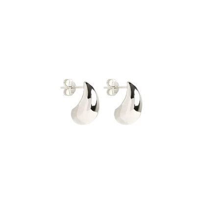 Boucles d'Oreilles Pendantes Mato | Or Blanc