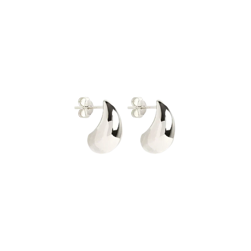 Boucles d'Oreilles Pendantes Mato | Or Blanc