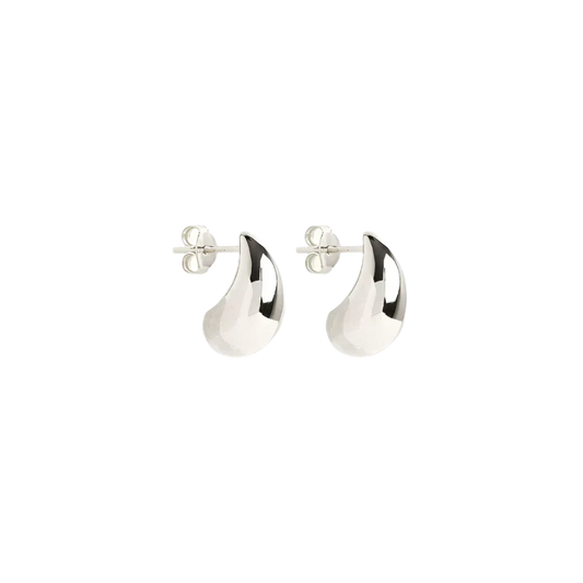 Boucles d'Oreilles Pendantes Mato | Or Blanc