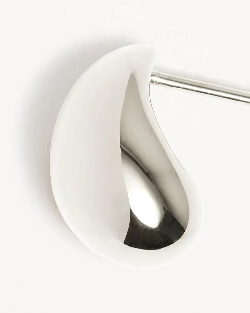Boucles d'Oreilles Pendantes Mato | Or Blanc