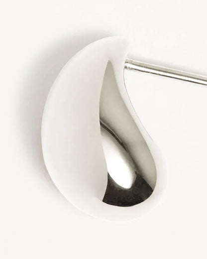 Boucles d'Oreilles Pendantes Mato | Or Blanc