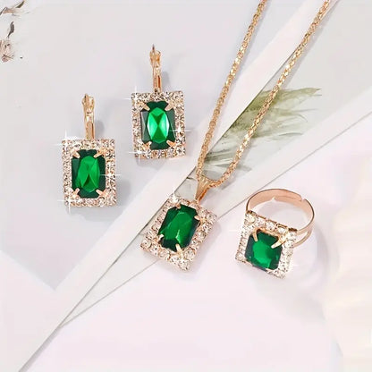 Parure Sylvara Greenveil | Or Blanc