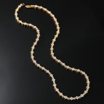Collier Tennis Grappes Classique | Or