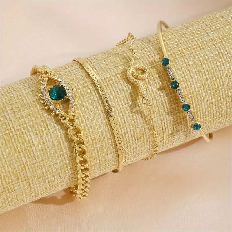 Parure de Bracelets Serpina Veyra | Or