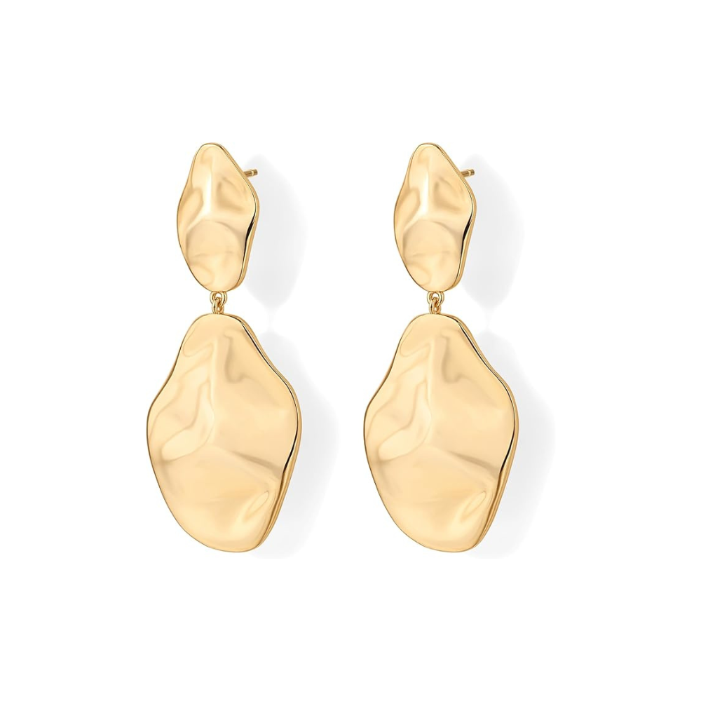 Boucles d'Oreilles Ondulation Vague | Or