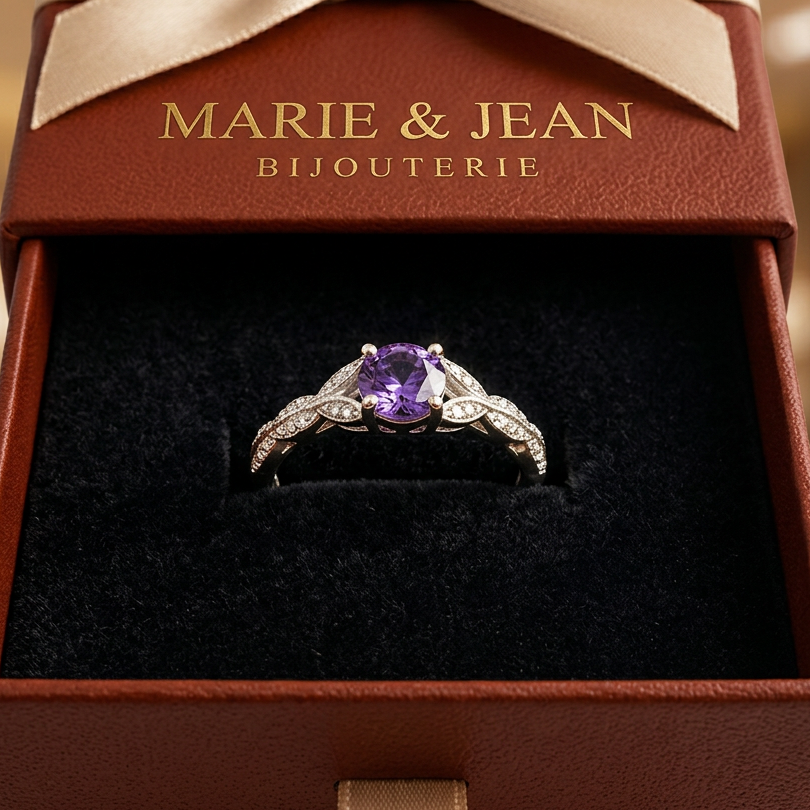 Bague Fougère Amelys | Or Blanc