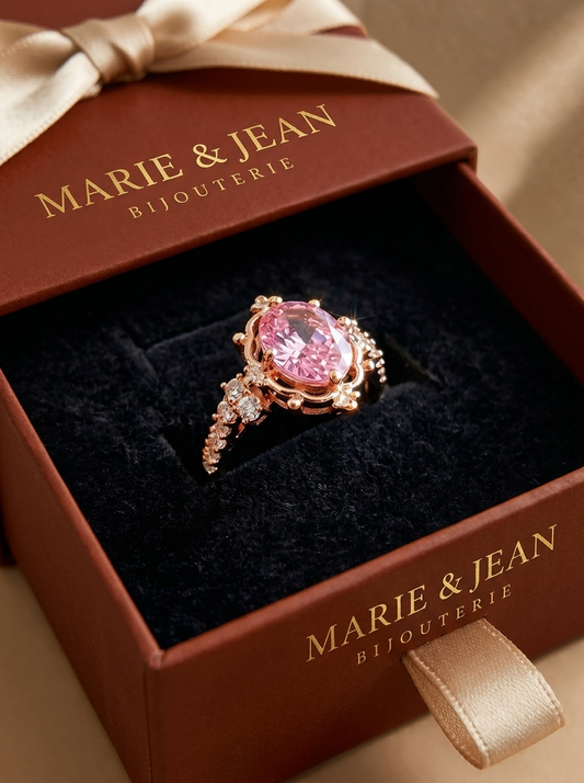 Bague Diadème Rosavelyn | Or Rose