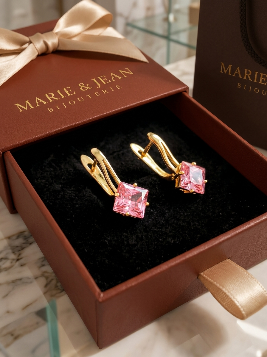 Boucles d'Oreilles Rosaluxe Crownlight | Or Rose
