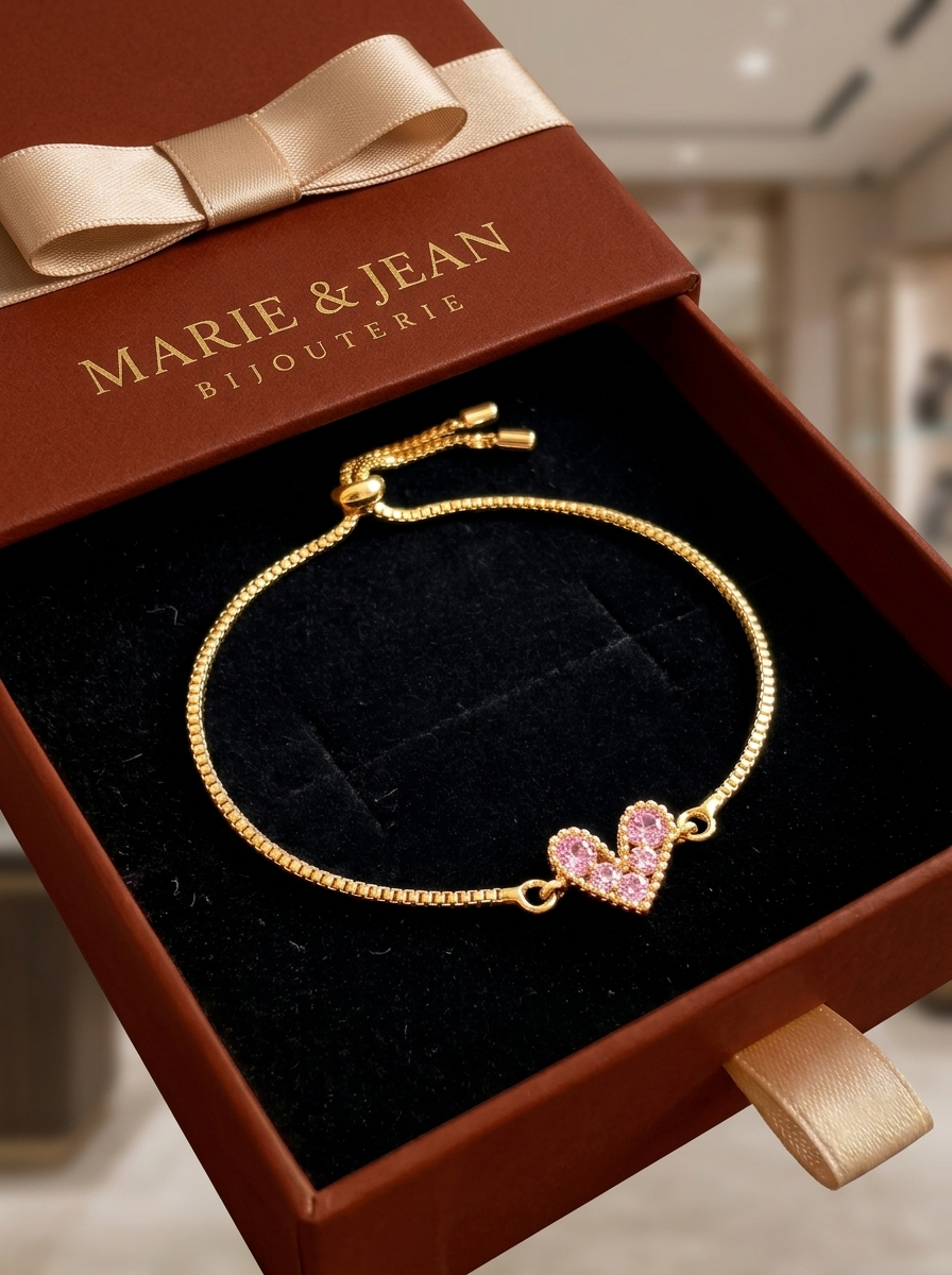 Bracelet Amour Blush | Or