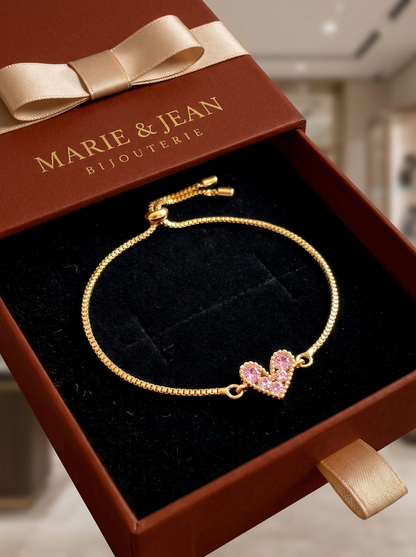 Bracelet Amour Blush | Or