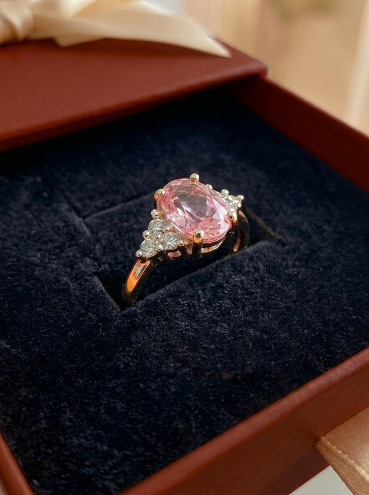 Bague Floraison Lustrée | Or Rose