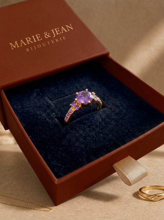 Bague Celia Virelyn | Or Rose