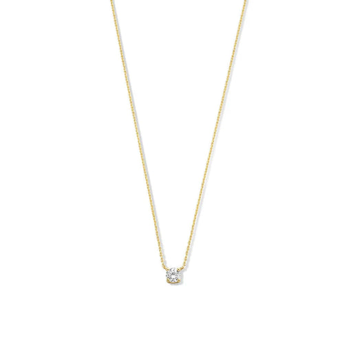 Collier Pierre Moissanite Cléa | Or