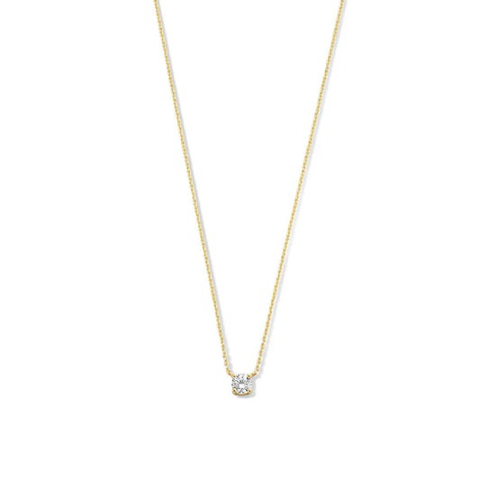 Collier Pierre Moissanite Cléa | Or