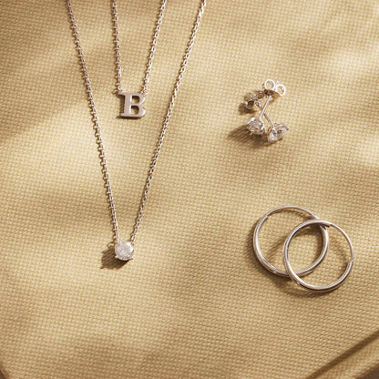 Collier Pierre Cléa | Or Blanc