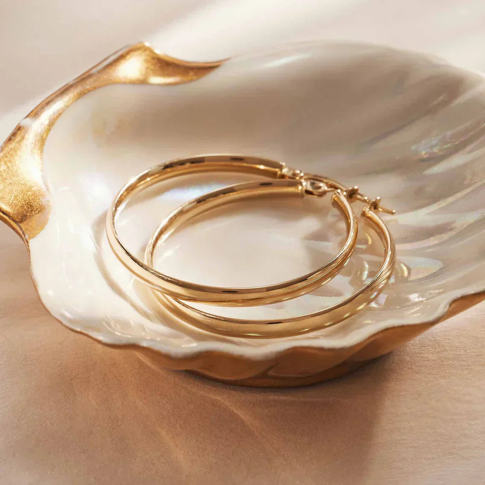 Boucles d'Oreilles Noa Serane | Or Blanc