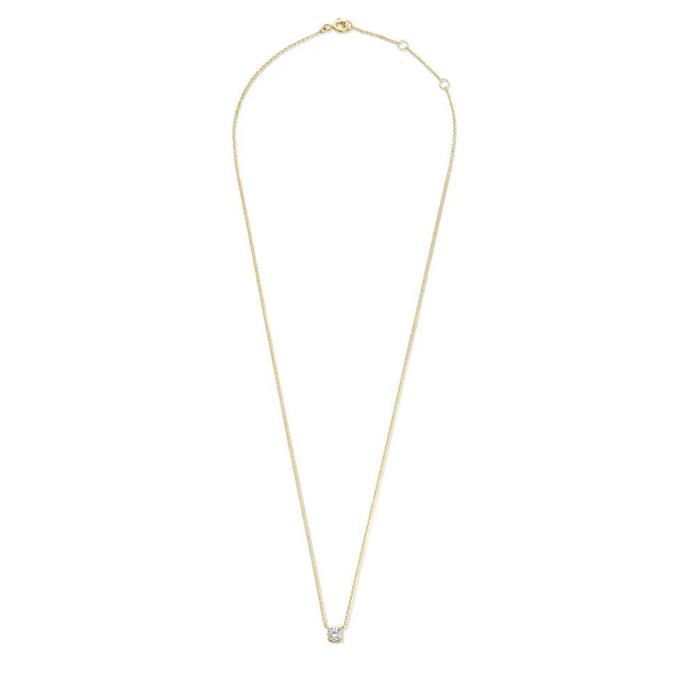 Collier Pierre Moissanite Cléa | Or