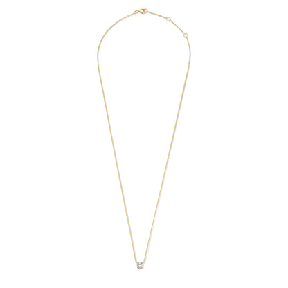 Collier Pierre Moissanite Cléa | Or