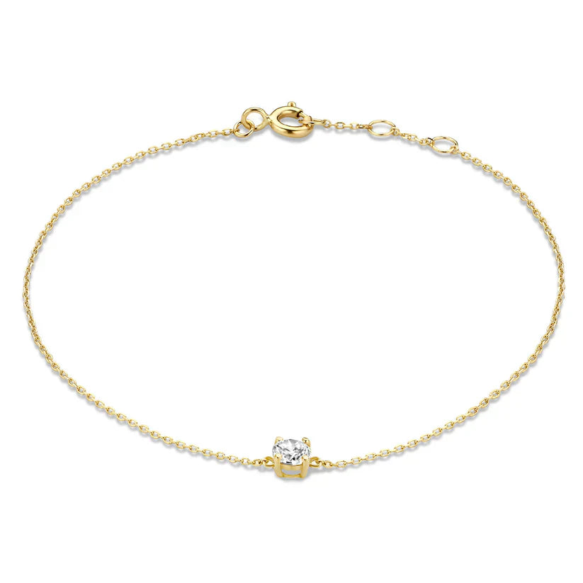 Bracelet Pierre Moissanite Cléa | Or