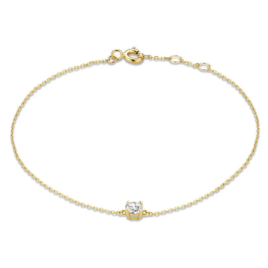 Bracelet Pierre Moissanite Cléa | Or
