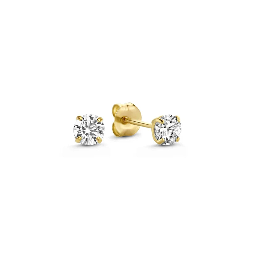 Parure Boucles d'Oreilles Pierre Dara Brillane | Or