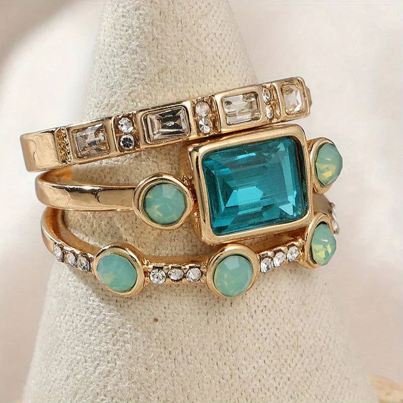 Parure Bagues Azur Intemporelles | Or