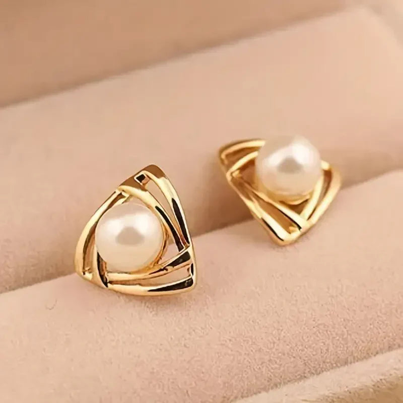 Boucles d'Oreilles Perle et Or Exquises | Or