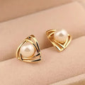 Boucles d'Oreilles Perle Nacrée et Or Exquises | Or
