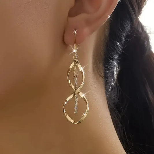 Boucles d'Oreilles Spirale Rayon de Soleil | Or