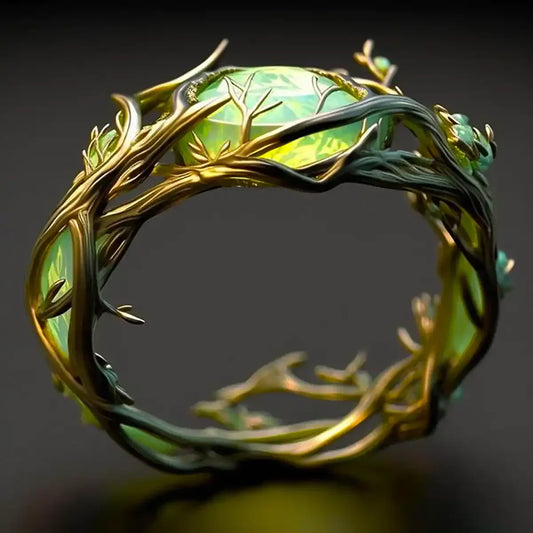 Bague Floraison Verdoyante | Or
