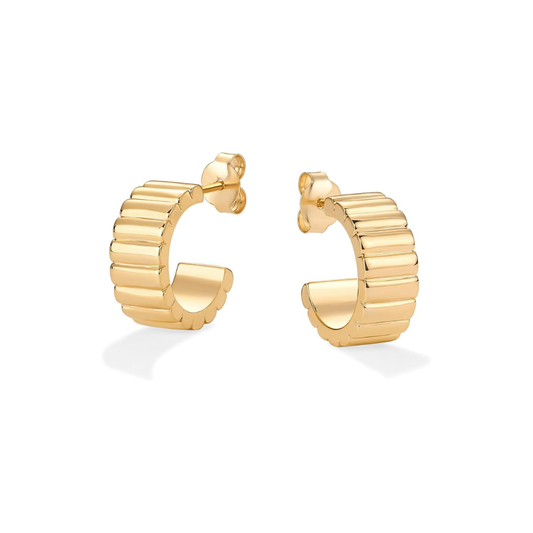 Boucles d'Oreilles Arêtes Classiques | Or