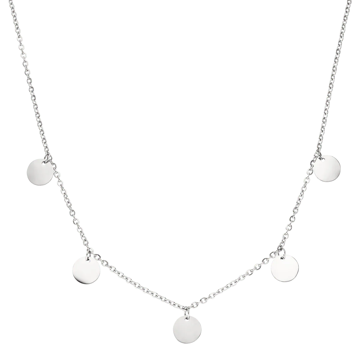 Collier Bouddha Funky | Or Blanc