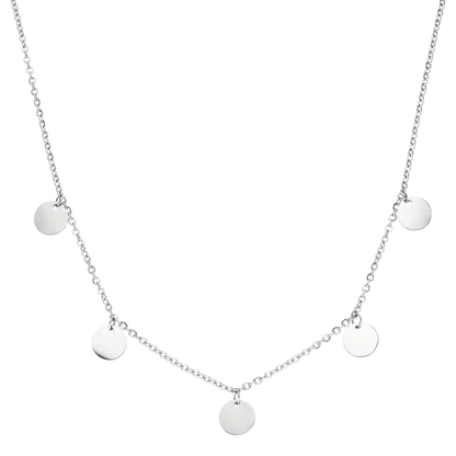 Collier Bouddha Funky | Or Blanc