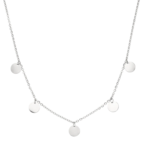 Collier Bouddha Funky | Or Blanc
