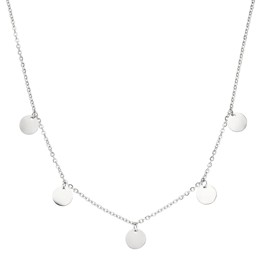 Collier Bouddha Funky | Or Blanc