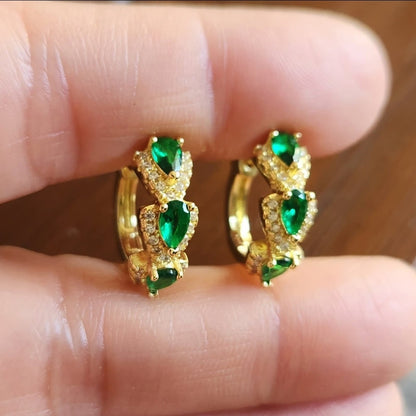 Boucles d'Oreilles Sylvarra Jadelisse | Or