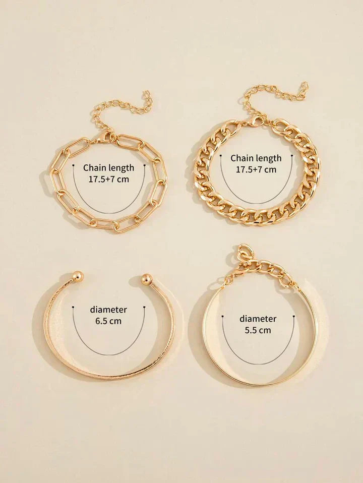 Parure Bracelets Elan Mercer | Or