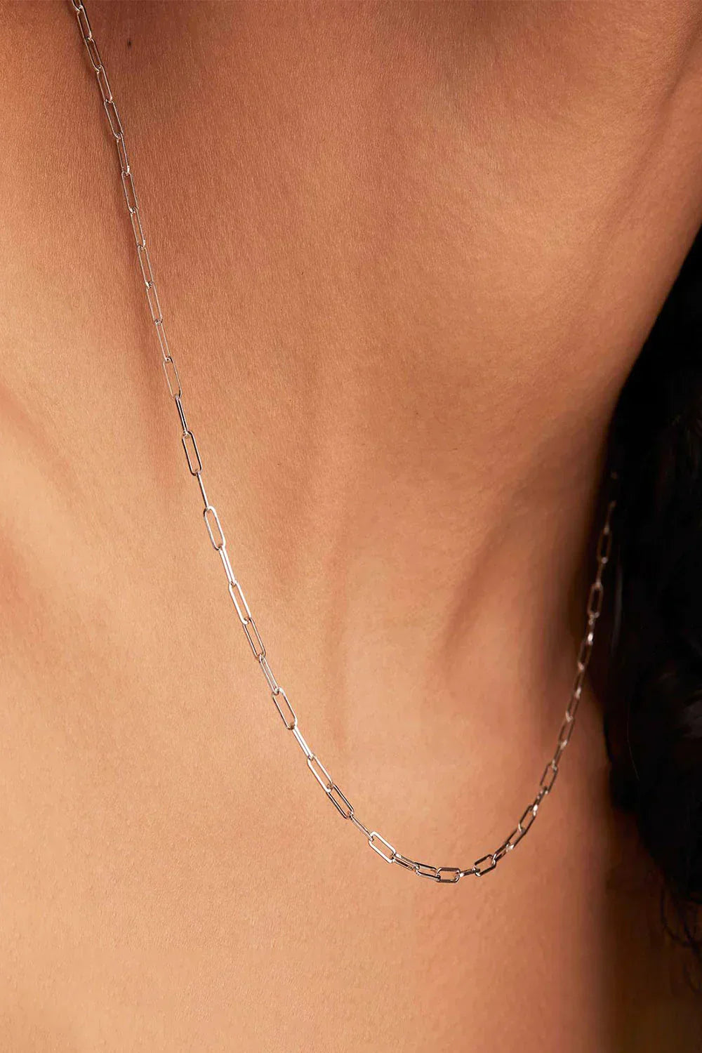 Collier Chaîne Élégante Archen | Or Blanc