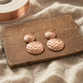 Boucles d'Oreilles Solstice | Cuivre