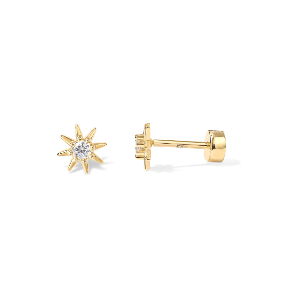 Boucles d'Oreilles Éclat Solaire | Or