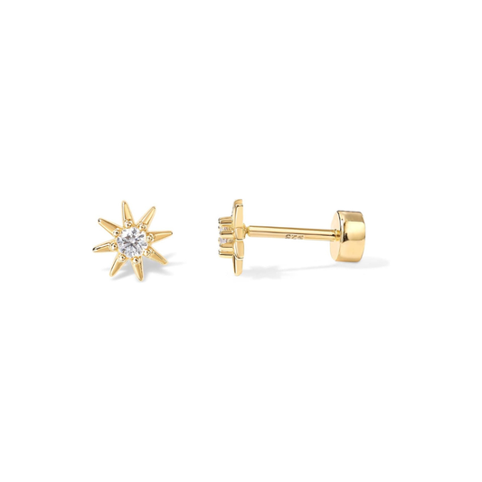 Boucles d'Oreilles Éclat Solaire | Or