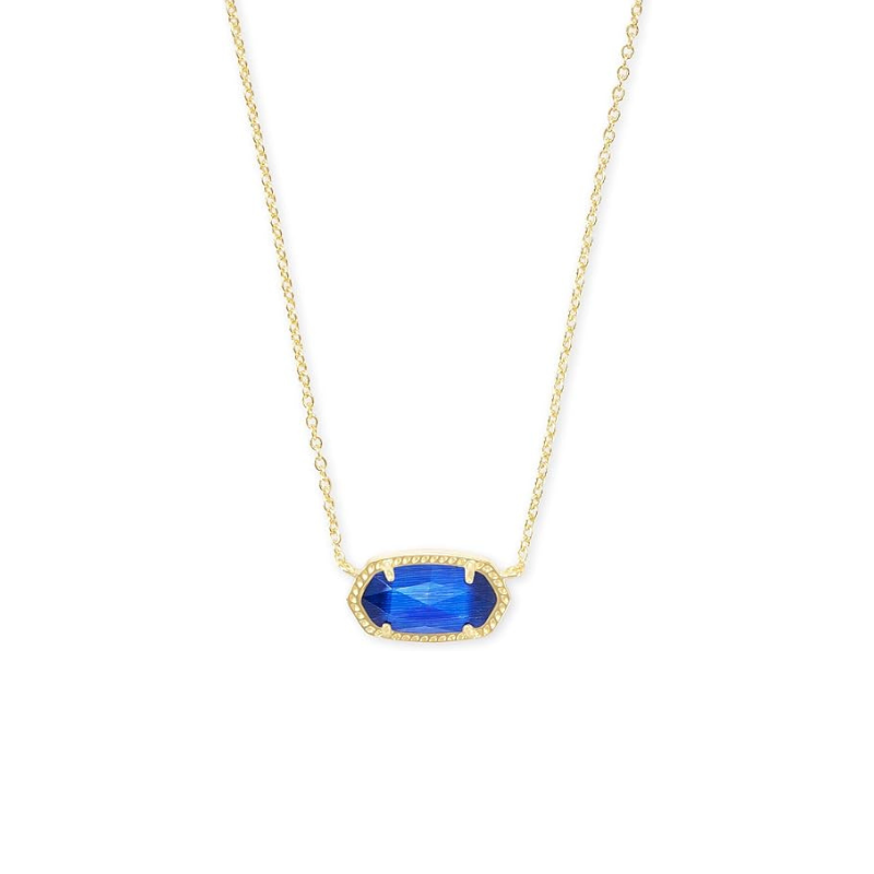 Collier Ovale Classique Saphir | Or